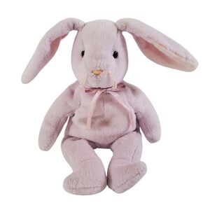 🟢 Ty Beanie Baby Floppity The Bunny Rabbit Purple Lavender 1996